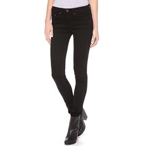 Rag & Bone Skinny Jeans in Coal 25
